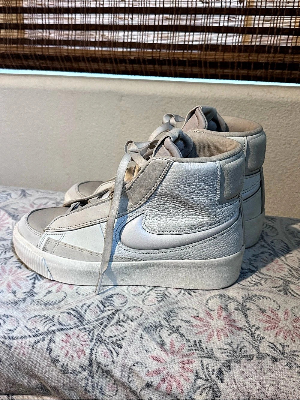 Nike Blazer Mid Rebel XX High-Top Sneakers White & Gray